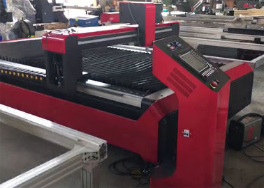 High Precision CNC Plasma Cutting Machine Double Drive Table Type Low Noise